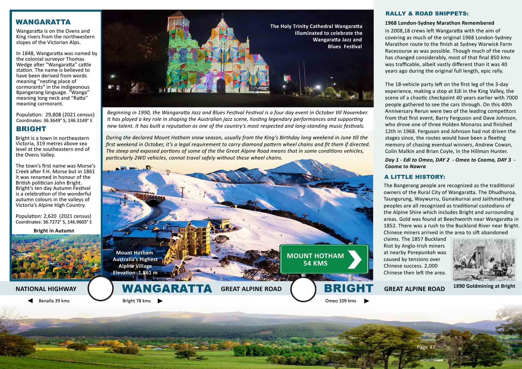 Great Southern Road - WANGARATTA - BRIGHT